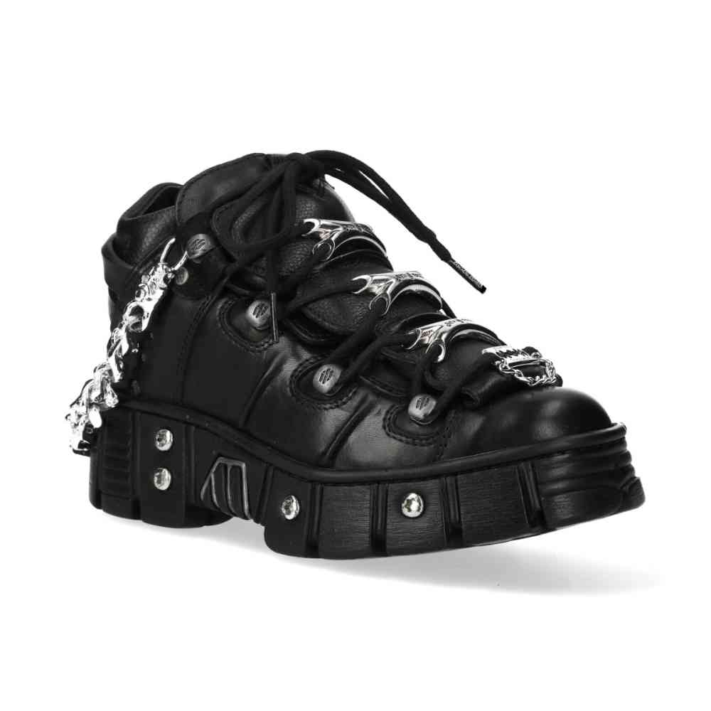 New Rock - M-WALL216-C1 Plateau sneakers - Zwart
